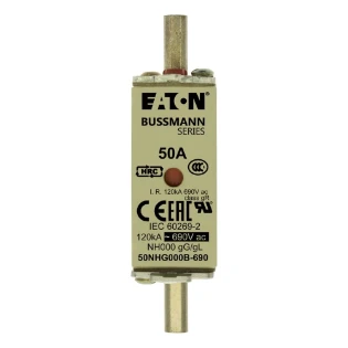 Eaton - Smeltpatroon (mes) - NH FUSE 50AMP 690V SIZE 000 GG MGL 50NHG000B-690 6419577