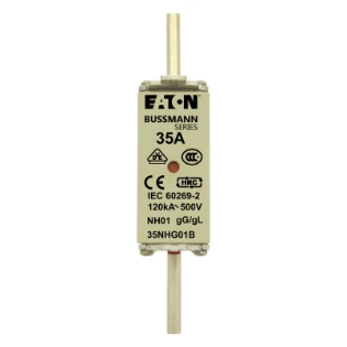 Eaton - Smeltpatroon (mes) - NH FUSE 35A 500V GG/GL SIZE 01 35NHG01B 6419830