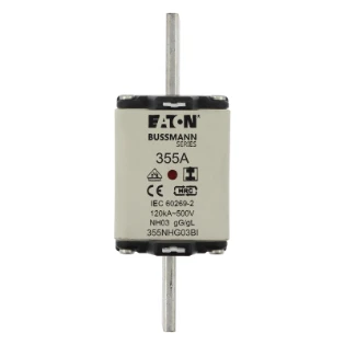 Eaton - Smeltpatroon (mes) - NH FUSE 355A 500V GL/GG SIZE 03 355NHG03BI 6419849