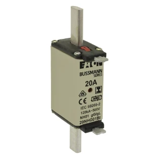 Eaton - Smeltpatroon (mes) - NH FUSE 20A 500V GL/GG SIZE 01 20NHG01BI 6419852