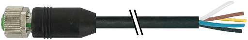 Murrelektronik Sensor/actorkabel met connector 7000-17041-7221000 7000-17041-7221000 648193