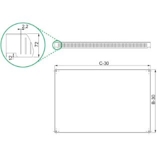 Schneider Electric - Dak-/vloerelement voor kast/lessenaar - NSYSVR806 NSYSVR806 651482