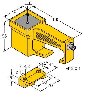 Turck - RFID-lezer - HT-IDENT-H1147 7030236 6602006