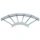 OBO - Bocht/hoekstuk kabelladder - SLB 90 1160R3 FT 6225182 6645430