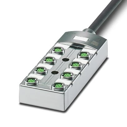 Phoenix Contact Passieve sensor-/actor verdeler (met kabel) SACB-8/16- 5,0PUR P12 SH 1155993 6738389