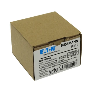 Eaton - Smeltpatroon (mes) - NH FUSE 40AMP 500V SIZE 000 GG MGL 40NHG000B 6836977
