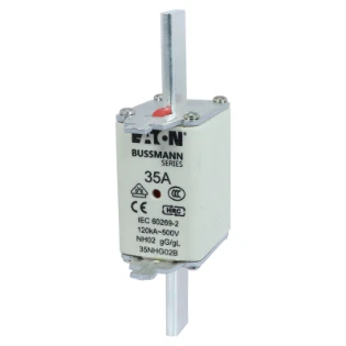 Eaton - Smeltpatroon (mes) - NH FUSE 35A 500V GG/GL SIZE 02 35NHG02B 6838126