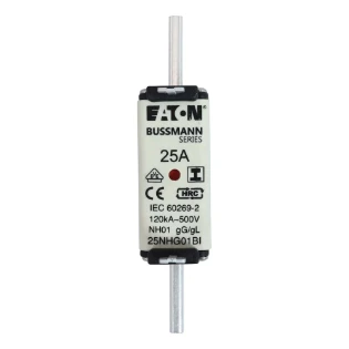 Eaton - Smeltpatroon (mes) - NH FUSE 125A 500V GL/GG SIZE 01 125NHG01BI 6842033