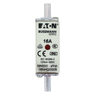 Eaton - Smeltpatroon (mes) - NH FUSE 16AMP 500V SIZE 000 GG MGL 16NHG000B 6842057