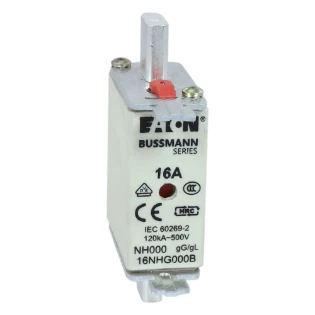 Eaton - Smeltpatroon (mes) - NH FUSE 16AMP 500V SIZE 000 GG MGL 16NHG000B 6842170