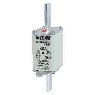 Eaton - Smeltpatroon (mes) - NH FUSE 35A 500V GG/GL SIZE 02 35NHG02B 6842351