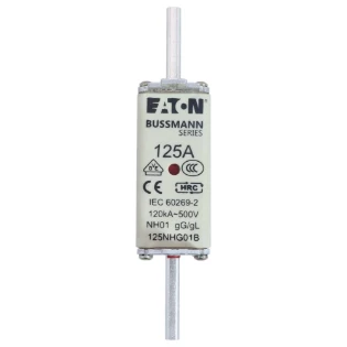 Eaton - Smeltpatroon (mes) - NH FUSE 125A 500V GG/GL SIZE 01 125NHG01B 6844239