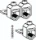 ABB - Toebehoren/onderdelen voor laagspannings-schakeltechniek - V-CABLE CLAMP SINGLE FOR 3P. INLINE 1SEP304446R0001 690295