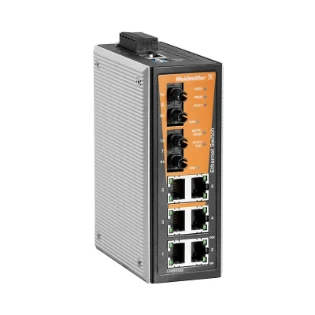 Weidmüller - Netwerkswitch - IE-SW-VL08MT-6TX-2ST 1240990000 69611