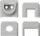 Gira - Leidinginvoerhulpstuk - Adap.Ltg.einf.2f Set WG AP GR 000730 7091515