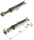 Elpress - Aderdoorverbinder rond/vlak - B0502HO 0712100 7098181