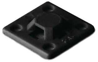 HellermannTyton - Bevestigingssokkel en -element voor kabelbundelband - MB3A PA66 BK 100 151-28320 71393