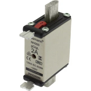 Eaton - Smeltpatroon (mes) - NH FUSE 2AMP 500V SIZE 000 GG IMGL 2NHG000BI 714565