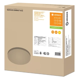 Ledvance - Plafond-/wandarmatuur - SF COMPACT IK10 300 24 W 3000 K IP6 4058075062207 7174321