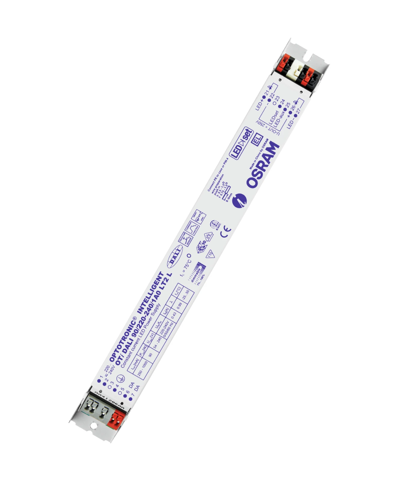 Osram LED driver OTi DALI 90/220…240/1A0 LT2 L 4052899494268 7178996