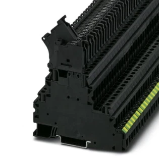 Phoenix Contact - Zekeringsrijgklem - UT 4-PE/L/HESILED 24 (5X20) 120KOHM 3214321 722213