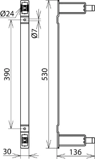 Dehn - Toebehoren/onderdelen voor veiligheidstoestellen (hoogspanning) - HV P ST D24 700006 7302231