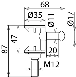 Dehn - Toebehoren/onderdelen voor veiligheidstoestellen (hoogspanning) - SSK M12 765005 7303731