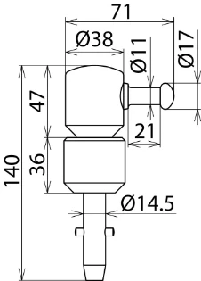 Dehn - Toebehoren/onderdelen voor veiligheidstoestellen (hoogspanning) - SSK SQ 765009 7303733