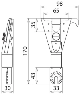 Dehn - Toebehoren/onderdelen voor veiligheidstoestellen (hoogspanning) - AD ZK 3M 170 766059 7303773