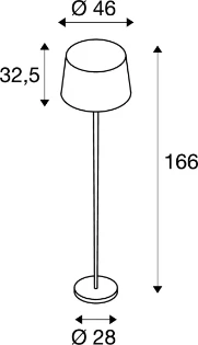 SLV - Staande lamp - 155652 155652 7317423