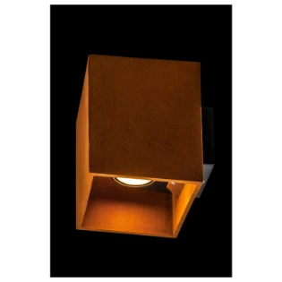 SLV - Plafond-/wandarmatuur - RUSTY UP/DOWN vierkant roest 2xLED 1004650 7324393