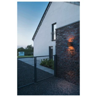 SLV - Plafond-/wandarmatuur - RUSTY UP/DOWN vierkant roest 2xLED 1004650 7327389