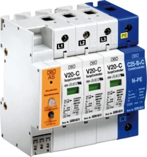 OBO - Netoverspanningsbeveiliging - V20-C 3+NPE+AS 5096397 73627