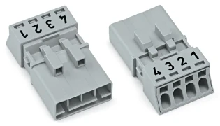 Wago - Connector voor insteekbare gebouwinstallatie - 890-254 890-254 7505270