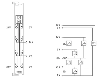 Wago - Veldbus, dec. periferie - voedings- en segmentmodule - 750-626 750-626 7510017