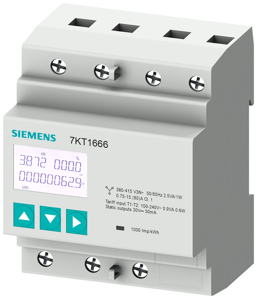 Siemens Elektriciteitsmeter 7KT1666 7KT1666 7585287
