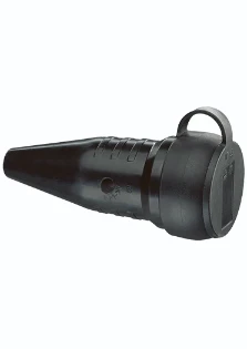 ABL - Koppelcontactstop geaard - RubK 2p+ra vol IP44 zwart 1189290 760983
