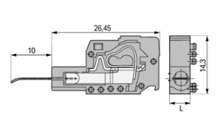 Wago - Testadapter voor rijgklemmen - 231-127 231-127 803834