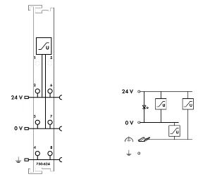 Wago - Veldbus, dec. periferie - voedings- en segmentmodule - 750-624 750-624 807006