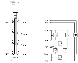 Wago - Veldbus, dec. periferie - voedings- en segmentmodule - 750-626 750-626 807494