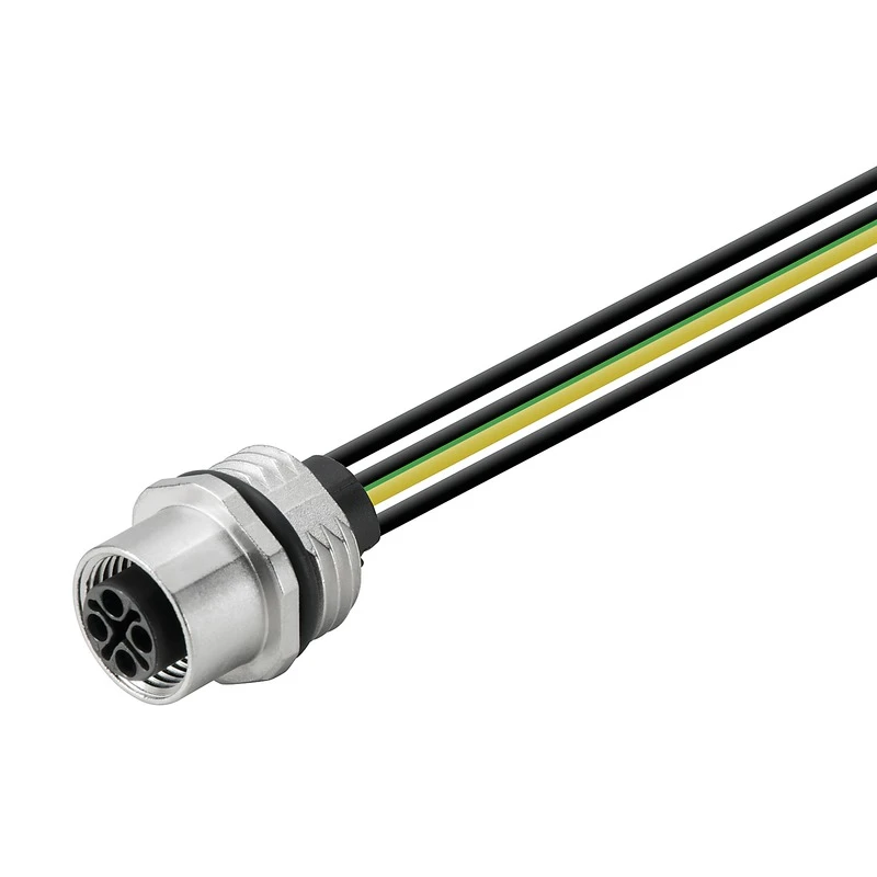 Weidmüller Ronde connector, inbouw (met kabel) SAIE-M12B-4-S-0.3U-M16 1993620000 82692