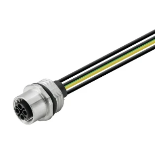 Weidmüller - Ronde connector, inbouw (met kabel) - SAIE-M12B-4-S-0.3U-M16 1993620000 82692