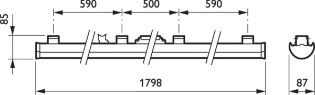 Philips - Basisunit voor lichtlijnsysteem - 4030732664610 4030732664610 827632