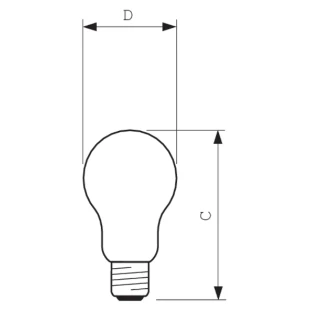 Philips - Gloeilamp standaard - STAN ELV 40W E27/BRC 24V A60 CL 1CT 8711500022936 833471