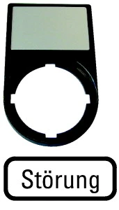 Eaton - Tekstschilddrager drukknop/signaallamp - M22S-ST-D8 216489 913228