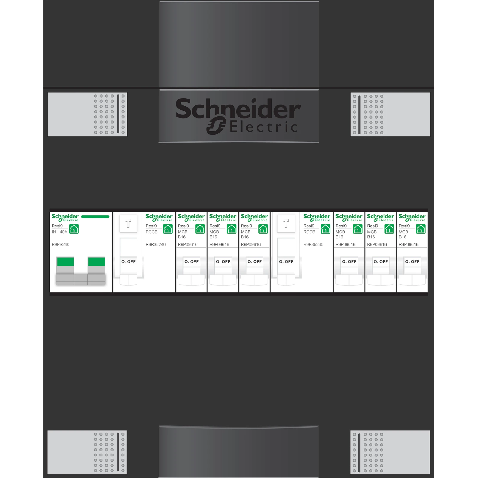 Schneider Electric Groepenkast, geassembleerd ADV1A206A ADV1A206A 916869