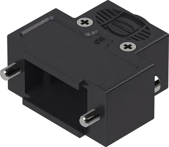 Harting Sub-D connectorkap D-Sub 9P plast hood 1str-ent slo 4- 09670090442 9957132