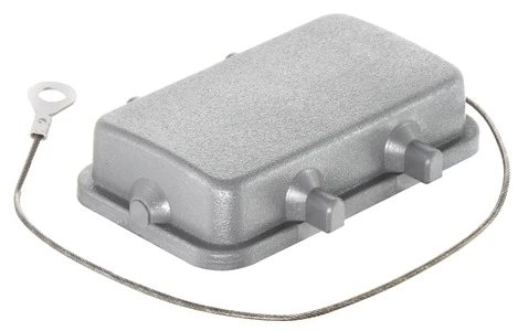 Harting Beschermkap industriële connector Han 10B-AK with stainless-steel cor 09300105417 9957475