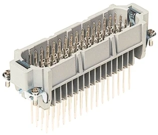 Harting - Contactblok voor rechthoekige connector - Han D 64 Pos. M Insert Wire Wrap 09210642601 9958135