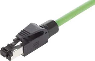 Harting - Rechthoekige connector, set (industrieconnector) - RJI RJ45 plug Cat5, 4p IDC 09451511100 9958444